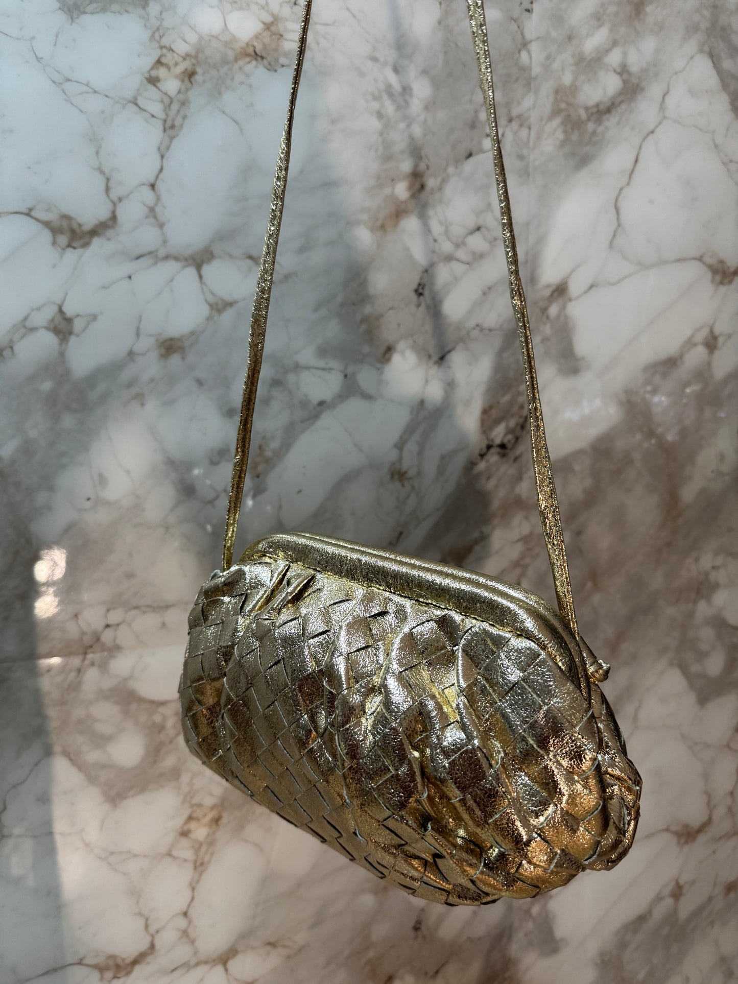 Metallic Crossbody Bag