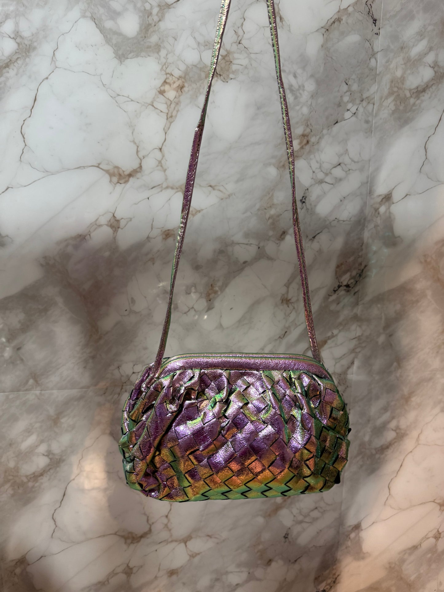 Metallic Crossbody Bag