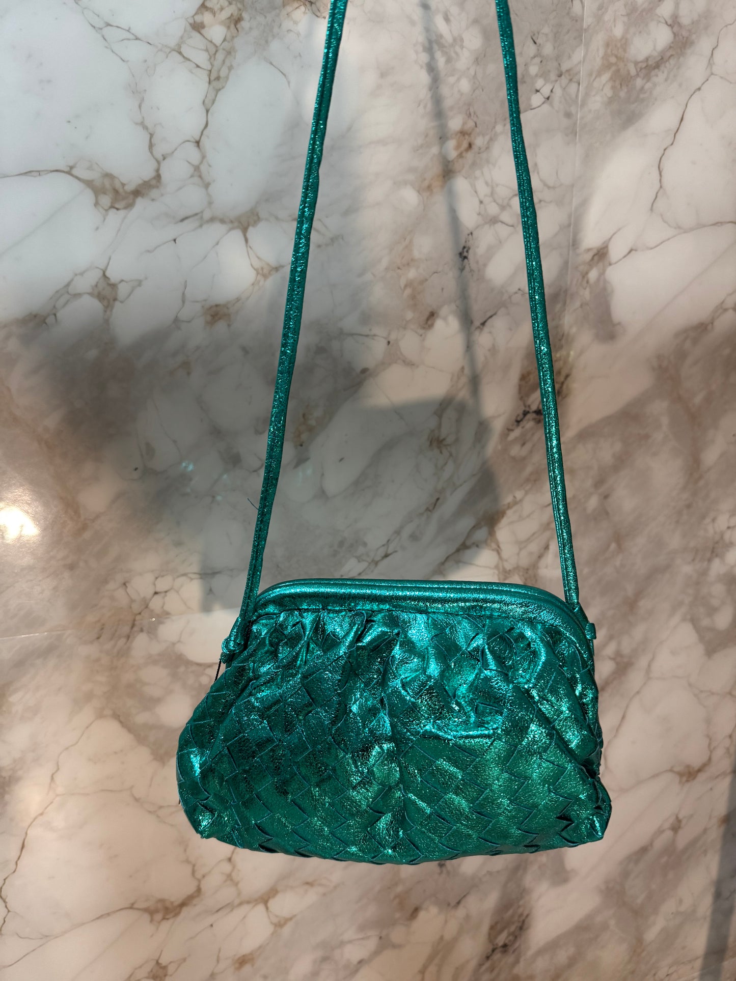 Metallic Crossbody Bag